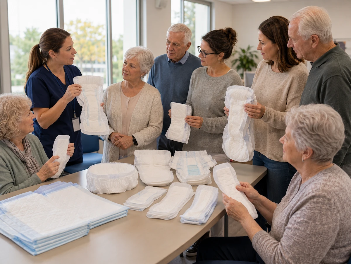 Different incontinence product options
